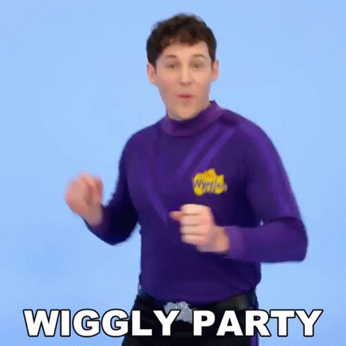 Wiggly Party Lachy Wiggle GIF