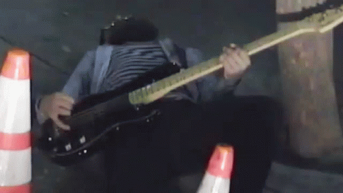Playing The Bass Guitar Trevor Dietrich GIF - Playing The Bass Guitar Trevor Dietrich Spanish Love Songs GIFs