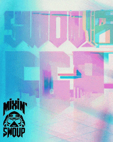 a colorful background with the word mixin swoup on the bottom