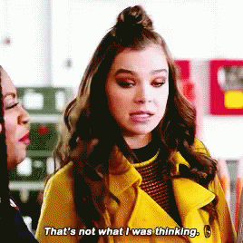 Thats Not What I Was Thinking Hailee Steinfeld GIF - Thats Not What I Was Thinking Hailee Steinfeld Pitch Perfect GIFs