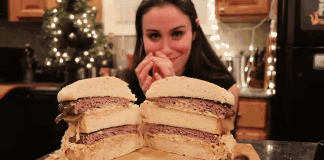 Hungry Burger GIF - Hungry Burger Evil Plan GIFs