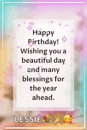 a happy birthday wishing you a beautiful day and many blessings for the year ahead