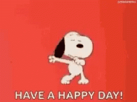 Excited Have A Happy Day GIF - Excited Have A Happy Day Snoopy GIFs