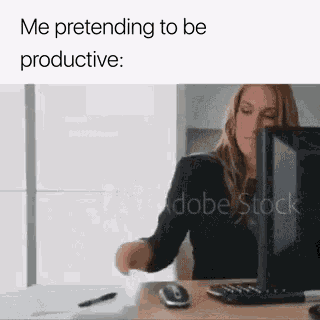 Working Pretending To Be Productive GIF - Working Pretending To Be Productive Busy GIFs