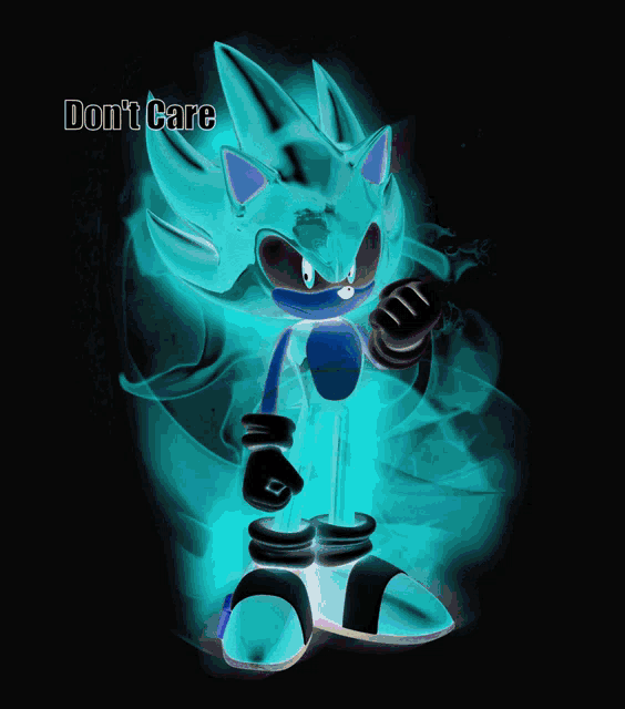 a drawing of a sonic character with the words cope and see the ratio below it