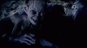 Gollum Times Up GIF - Gollum Times Up Lord Of The Rings GIFs