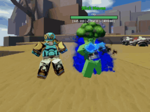 a screenshot of a video game with the name stick moves visible