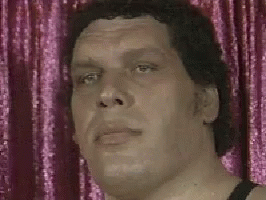 Andre The Giant Shookt GIF - Andre The Giant Shookt Surprised GIFs