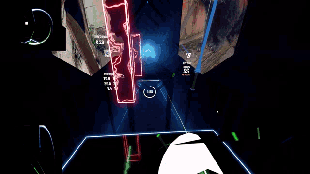 a screenshot of a video game with a score of 3.48 on the screen