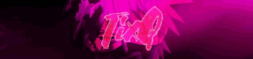 a close up of a person 's face with a purple background and the word jm written on it .