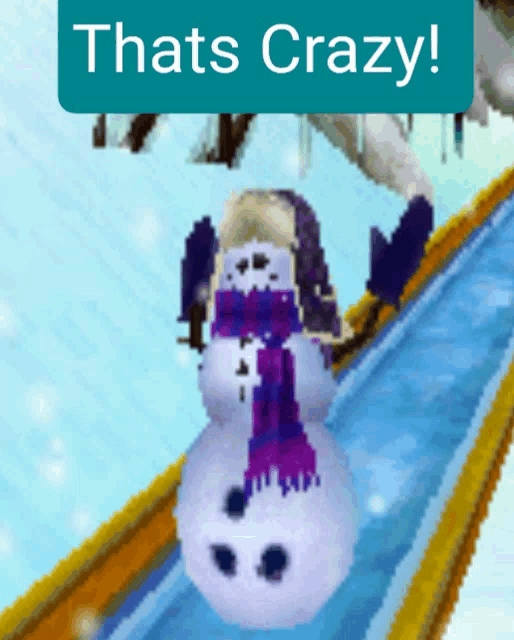 Polar Bowler Snow Man Meme