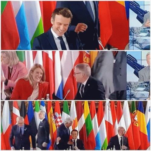 Emmanuel Macron Sommet De Versailles2022 GIF - Emmanuel Macron Sommet De Versailles2022 GIFs