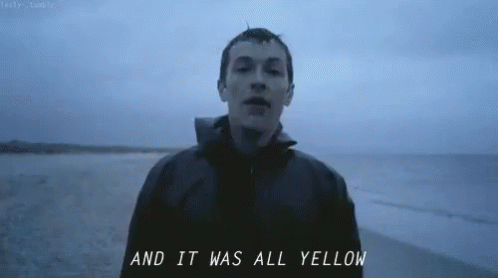 It Was All Yellow GIF - Chris Martin And It Was All Yellow Coldplay GIFs