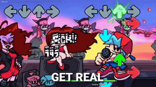 Get Real Friday Night Funkin GIF - Get Real Friday Night Funkin Boyfriend Friday Night Funkin GIFs