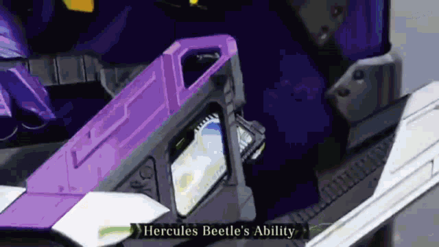 a close up of a hercules beetle 's ability in a video game .