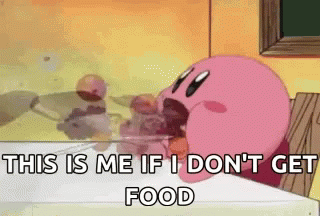 Hungry Kirby GIF - Hungry Kirby Food GIFs