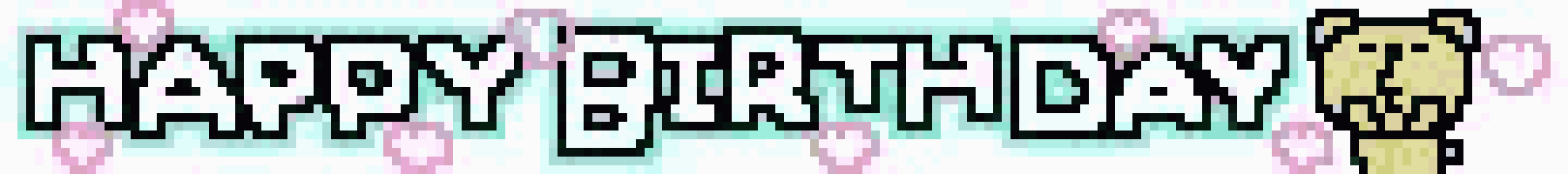 a blurred image of a happy birthday sign