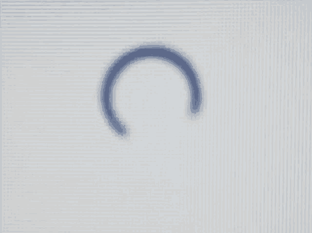 a blue circle on a white background with a striped pattern