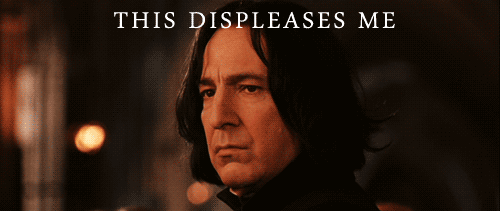 Snape GIF - Annoyed Snape Harrypotter GIFs