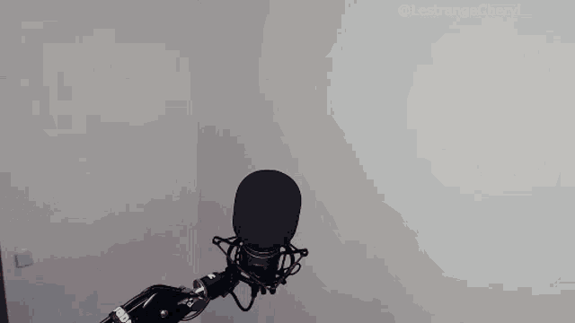 a man standing in front of a microphone wearing a hoodie that says jeep