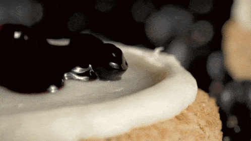 Crumbl Cookie Blueberry Cheesecake Cookie GIF - Crumbl Cookie Blueberry Cheesecake Cookie Fast Food GIFs