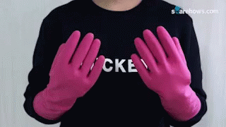 고무장갑 손 목장갑 GIF - Rubber Gloves Work Gloves Hands GIFs