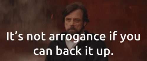 Luke Skywalker Arrogance GIF - Luke Skywalker Arrogance Jedi GIFs