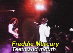 Freddie Mercury Teeth And Mouth GIF - Freddie Mercury Teeth And Mouth Queen GIFs
