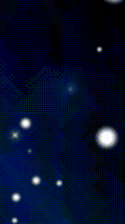 a blurry picture of a blue background with white dots on it
