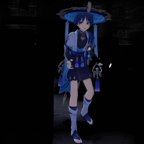 a cartoon character is standing in a dark room holding a gun .