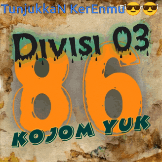 a poster that says tujukan kerenmu divisi 03 kojom yuk
