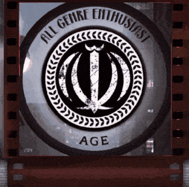 a black and white logo that says all genre enthusiast age on it