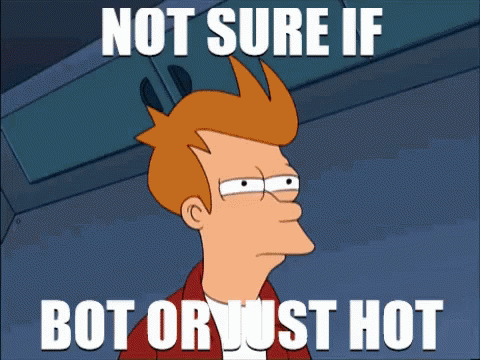 Fry Bot Or Just Hot GIF - Fry Bot Or Just Hot Futurama GIFs