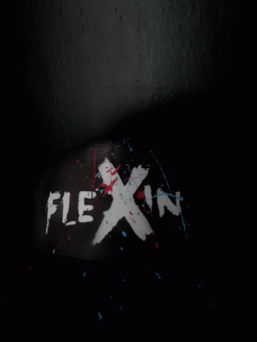 Flexin The Party Colorful GIF - Flexin The Party Colorful Art GIFs