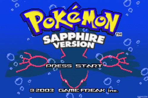 Pokemon Sapphire Kyogre GIF - Pokemon Sapphire Kyogre Game Boy Advance GIFs