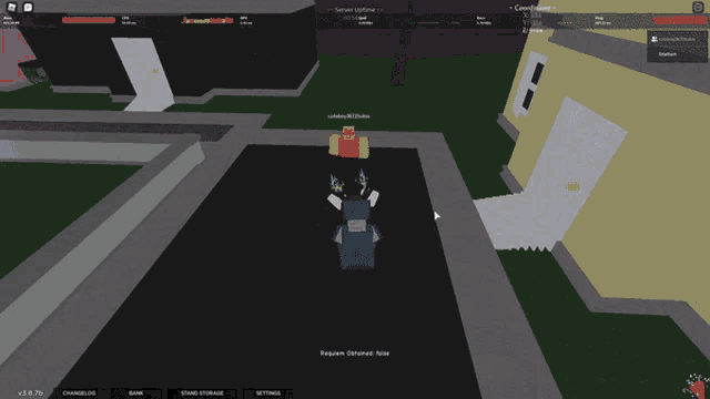 a screenshot of a video game with a green circle in the middle of the screen
