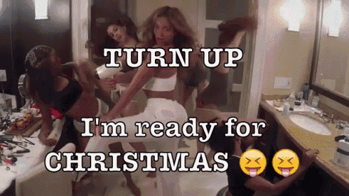 Im Ready Christmas To Get Here GIF - Beyonce GIFs