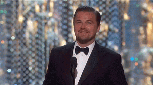 Happy Leonardo Di Caprio GIF - Happy Leonardo Di Caprio Oscars GIFs