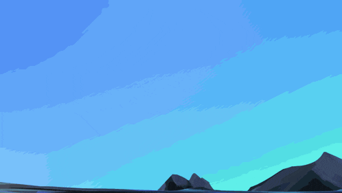 a cartoon of a dragon flying over a body of water