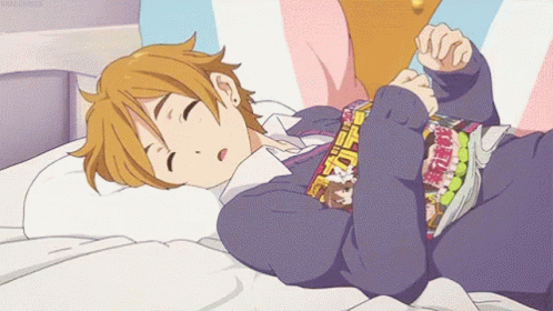 Anime Awake Sleepy GIF - Anime Awake Sleepy Bored GIFs
