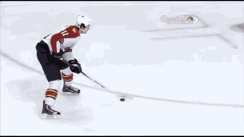 a hockey game is being broadcasted on gonzo sports net