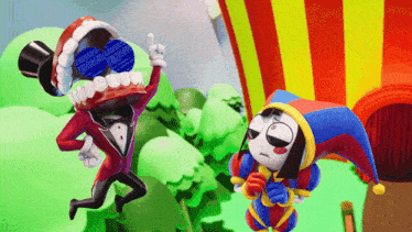 The Amazing Digital Circus Caine GIF - The Amazing Digital Circus Caine Pomni GIFs