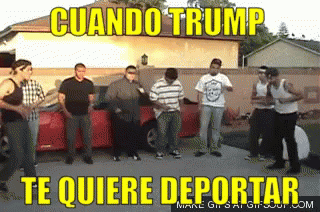 Cuando Trump Quiere Deportarte Y No Puede Ni Podrá GIF - Paisano Cholos Baile GIFs