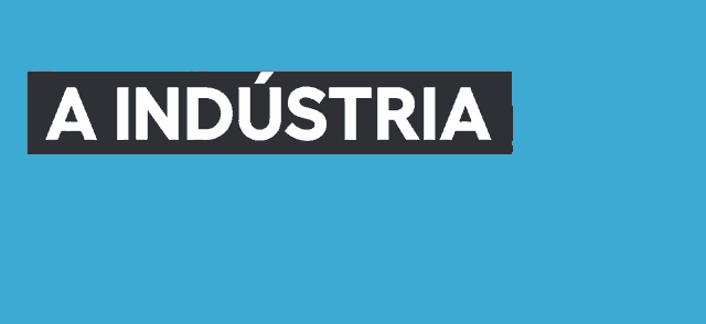 a sign that says a industria ta na gastronomia