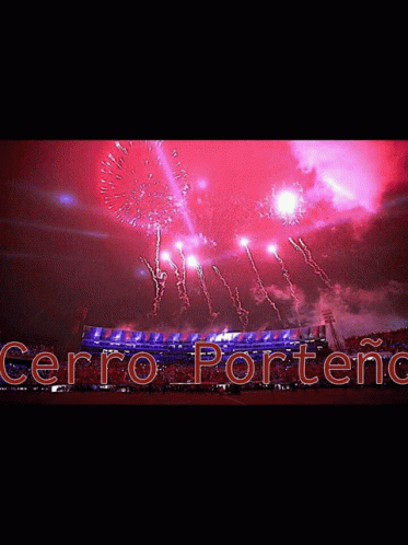 Cerro Porteño Ciclon Porteño Hill GIF - Cerro Porteño Ciclon Porteño Hill Fireworks GIFs