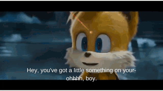 Sonic2 Youve Got Something On Your Head GIF - Sonic2 Youve Got Something On Your Head Oh Boy GIFs