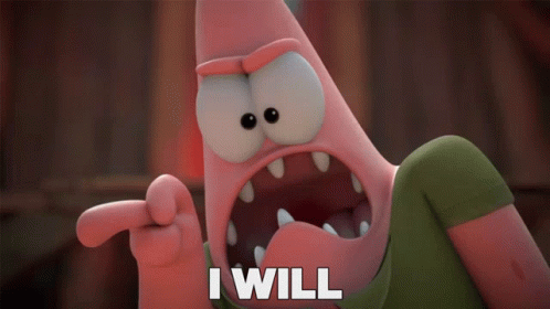 I Will Destroy You Patrick Star GIF - I Will Destroy You Patrick Star Kamp Koral GIFs