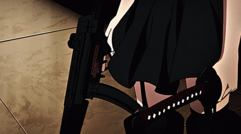 Anime Gun GIF - Anime Gun Sword GIFs