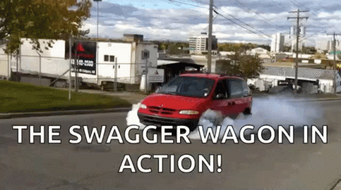 The Swagger Wagon In Action GIF