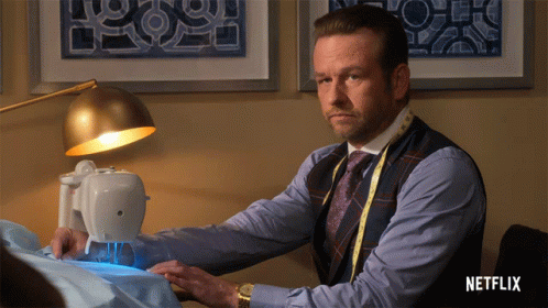Sewing Not Paying Attention GIF - Sewing Not Paying Attention Out Of It GIFs